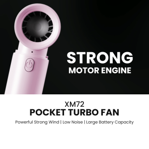 TYLEX XM72 Pocket Turbo Fan Strong Cooling Wind Extremely Compact 4000mAh