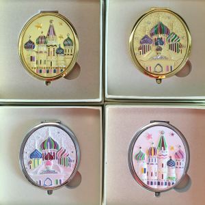 Deluxe Relief Building Oval Mirror: A Compact Travel Makeup Mirror