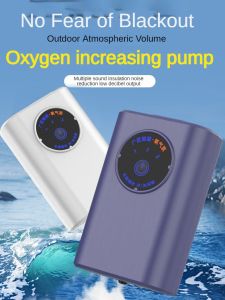 Oxygen pump Air Pumps Fish tank ultra quiet oxygen pump home oxygen pump outdoor small portable fishing dual-use USB charging 3L/min