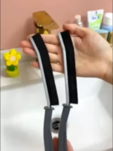 Hodeso Gap Cleaning Brush 10pcs. Curved Crevice Cleaner Hard Bristle Brush for Tile Grout Sink Window Track