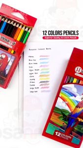 Pensil Warna Hosanna 12 Warna / Color Pencil Paper Box