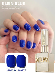 1Pc 15ML Klein Blue Gel Pure Nail Polish Gel Nail Add Semi-Permanent Soak Off UV LED Construction Gel Varnish