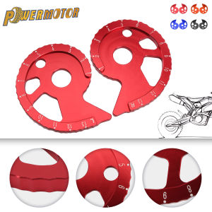 Motorcycle Chain Adjuster For YAMAHA TTR TW XT XTZ WR DT 200 225 250 600 125RE 125R 225E 250R 250Z 600E Regulator Accessoires