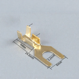 ZEGUANG | Cold Press Terminal Spring Plug Connector Crimp Fork Circular Terminal 100 Pieces