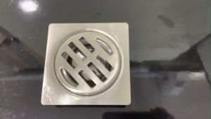 Phễu thoát sàn Viva KAG-TS74 10x10cm D60 phễu thoát sàn SUS304 đúc liền khối sales 40% hố ga chống hôi inox 304 dày 1.5 ly