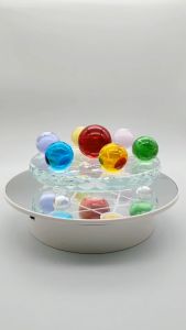 คริสตัลมณี 7ดาว ดวงแก้ว 7ดวง เสริมบารมี ขนาด 3ซม.ลูกใหญ่ 4 ซม.