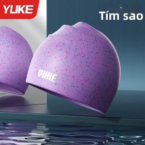 Yuke | Mũ Bơi Chống Nước Chống Khuẩn Silicone Dành Cho Tóc Dài Và Đầu Lớn