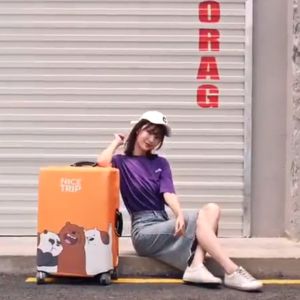EKK Luggage Cover Protector 18-32 Inch Thicken Cartoon Luggage Protector Cover Suitcase/Baggage Cover Travel Dustproof Cover