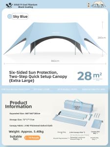 The Primitive | Quick Setup Sunscreen Tent For Camping