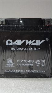 DAYWAY YTZ7S-BS Maintenance Free Motorcycle Battery