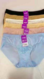 Combo 5 quần lót nữ phối ren annie QE 2177 không vết hằn co giãn 4 chiều lưng thấp mặc thoải mái thoáng mát cả ngày