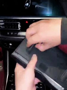 Universal Paper Towel Napkin Storage Case Car Sun Glitter Visor Tissue Box Colorful Rhinestones Leather Auto Bling Clips Dispenser MK