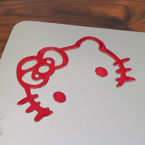 【On Sale】2Pcs Hello สติ๊กเกอร์ลูกแมวของเด็กกันน้ำ DIY สำหรับสาวๆน่ารักสติ๊กเกอร์การ์ตูน