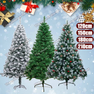ต้นคริสต์มาส ต้นคริสมาสต์ รุ่นใหม่ 2024 ใช้ในบ้าน1.2/1.5/1.8/2.1เมตร ต้นสนจำลอง PVC ตกแต่งคริสต์มาส ต้นคริสต์มาสขนาดใหญ่ christmas tree