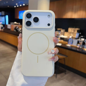 Ốp Lưng Silicon Lỏng Từ Tính Cho iPhone 13 Pro Max Hỗ Trợ Sạc Không Dây Mềm Mại Tương Thích Với Magsafe Cho Các Model Từ 12 Đến 16