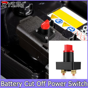 RYSJM | Mini Portable Battery Isolator 12V 100A Car Truck Boat Camper Battery Isolator Disconnect Cut Off Switch Battery Cut Off Power