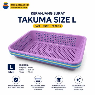 Keranjang Surat / Keranjang Sayur Keranjang Buah Plastik Takuma L