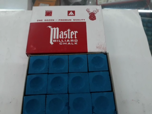 Kapur Billiard Master Ecer isi 6pcs dan 12pcs Kapur Kemasan Ecer