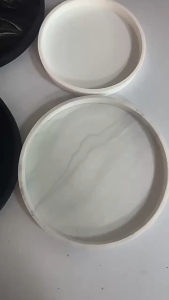 Silicone Aromatherapy Tray Non-Slip Round Bathroom Storage Plate for Perfume Candles Jewelry Cosmetics & Home Decor 香薰托盘