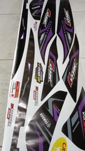 MIO J - STIKER STRIPING MOTOR YAMAHA MIO J DESAIN RACING HOLOGRAM DAN TRANSPARAN BISA (COD) IP. PROJECT.KODE 84