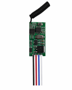 FUNNYSHIELD 433Mhz RF Relay Receiver 12V 24V Wireless Remote Control Micro Receiver Module Controller Switch Power Transmitter