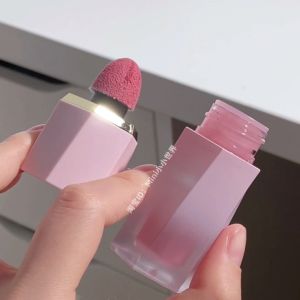 Low Saturation Cheek Blush Liquid Brightens Skin Tone Even Gray Powder Orange Color Cheek Powder Sun-Kissed Natural Look