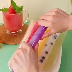 15pcs/pack reusable self sealing packaging bag. Food storage bag