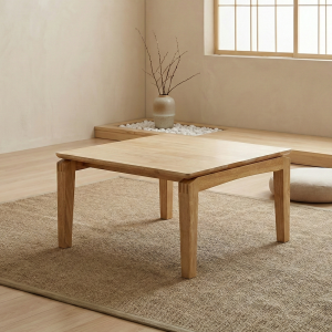 vivTree | Zen Style Low Tea Table Solid Wood