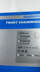 Crank Set Gear Shimano Sora R3000 Double 50-34 170mm 2x9 Speed Hollowtech II Bicycle Empire