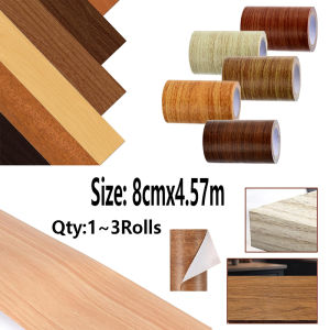 1~3Rolls Realistic Wood Grain Repair Adhensive Duct Tape Floor Furniture Renovation Skirting Line Sticker Home Decoration