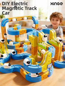 XINGE | Magnetic Track Car Toy Variable Blocks Anti-Gravity Train