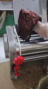 Máy Cán Ép Khô Mực Khô Bò 24cm - 750W Bảo Hành 12 Tháng