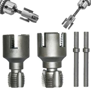 Integrated Pipe Threading Tool Leak-Free Threads Lightweight Cutting Tool for Both Professional and Home Projects