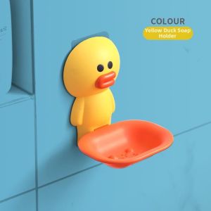 Cute Cartoon Wall Mounted Toothbrush Holder