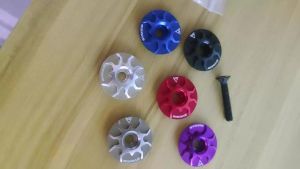 EVOSID MTB Bike Stem Cover Road Bicycle Headset Cap Gravel Bike Headset Top Cap Cover For 28.6MM Fork Head Tube Bike Accessories