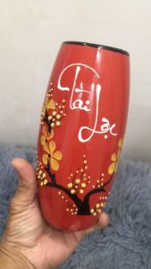 BÌNH HOA TÀI LỘC SỐ 6 - 18.5 CM - GỐM SỨ BÁT TRÀNG