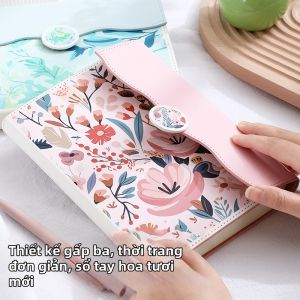 FARAMON | Floral Three-Fold Minimalist Notebook A5