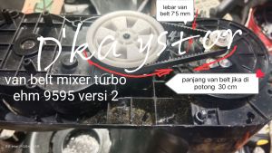 van belt mixer turbo ehm 9595 versi 2 lebar 75 mm(075) cm