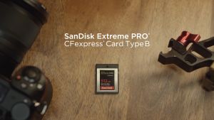 SanDisk Extreme PRO® CFexpress™ Card Type B 256GB SDCFE 1700MB/s R 1200MB/s W 4x6 - SDCFE-256G-GN4NN