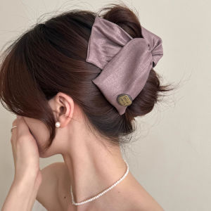 Elegant Vintage Silk Clamp Large Clip
