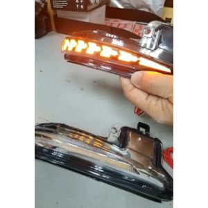 ( 2 IN 1 ) 2PCS TOYOTA Alphard/VELLFIRE ANH30 AGH30 2015-2019 SIDE MIRROR RUNNING SIGNAL LED DAY LIGHT