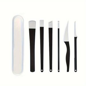 Professional Stainless Steel Lifter Shavers Pedicure Knife Callus Remover/Cuticle Pusher for Home Spa & Salon Use (Easy Clean)