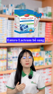 Men Vi Sinh Eurovit Entero Lacteum Bổ Sung Lợi Khuẩn Hỗ Trợ Giảm Rối Loạn Tiêu Hóa 20 Gói