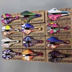 ENLEE Folding Bicycle Mountain Road Bike Bicycle Soft Bicycle Saddle Comfortable Hollow Bicycle Personalized Saddle