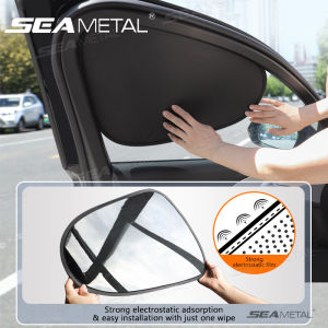 SEAMETAL Car Side Window Sunshade Back Rear Side Window Sun Block UV Protector Foldable Sunshade