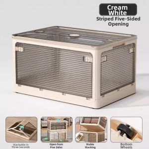 Five Door Large Capacity Storage Box for Clothes Thick