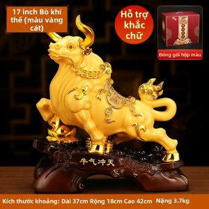 Ji Shanyuan | Trang Trí Bò May Mắn Tăng Vận Khí