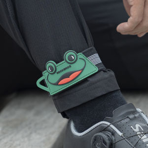 ROCKBROS Trouser Leg Band High Elastic Frog Shape Cycling Pants Leg Belt Ultralight Adjustable Sports Pants Band