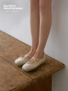 Ballet Style Cross-strap Mary Janes With Bow