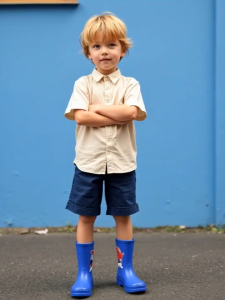 Cartoon Rain Boots for Kids Weather Protection Shoes Rainy Shoes Kids Rainboots Toddler Rubber Shoes